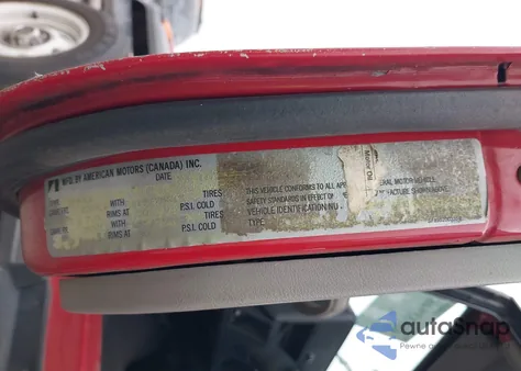 1988 Jeep Wrangler из США, поврежденный, VIN 2BCCV81J3JB543414